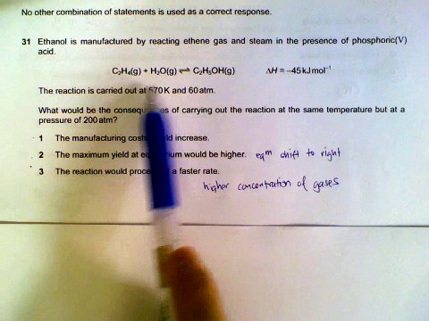 9701 Chemistry November 2010, Paper 1_1, Q30-Q40