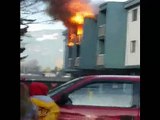 Apartment Fire in Agassiz, British Columbia, Canada