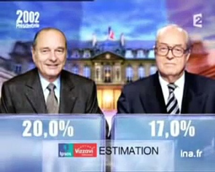 21 avril 2002 , la droite nationale passe au premier tour !