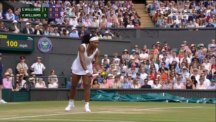 Serena Williams vs Venus Williams Wimbledon 2015 Highlights