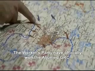 Hitler is informed about the result of the Singapore 2011 General Election