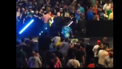 Dean Ambrose nearly gets attacked by fan at WWE live event