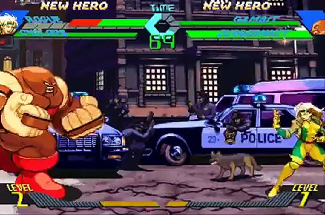 Rogue 99 hits on Juggernaut