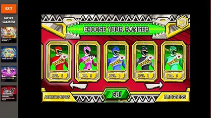 cartoon game  - power rangers dino charge unleash the power || caverns 1- 5