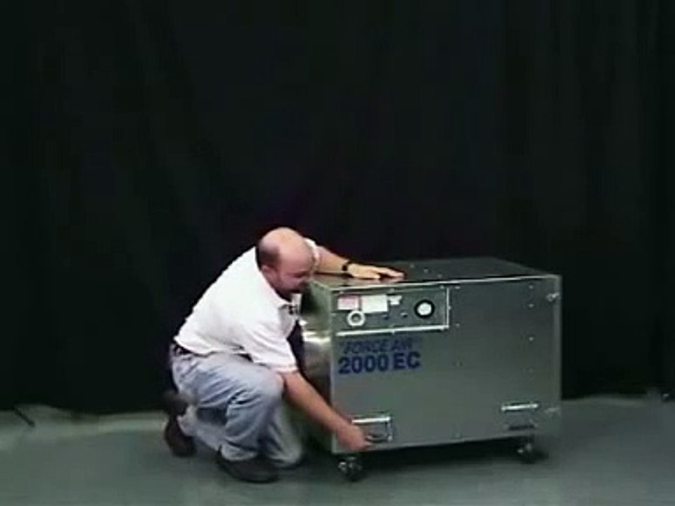 Force Air 2000 EC Air Scrubber - Jon-Don Video