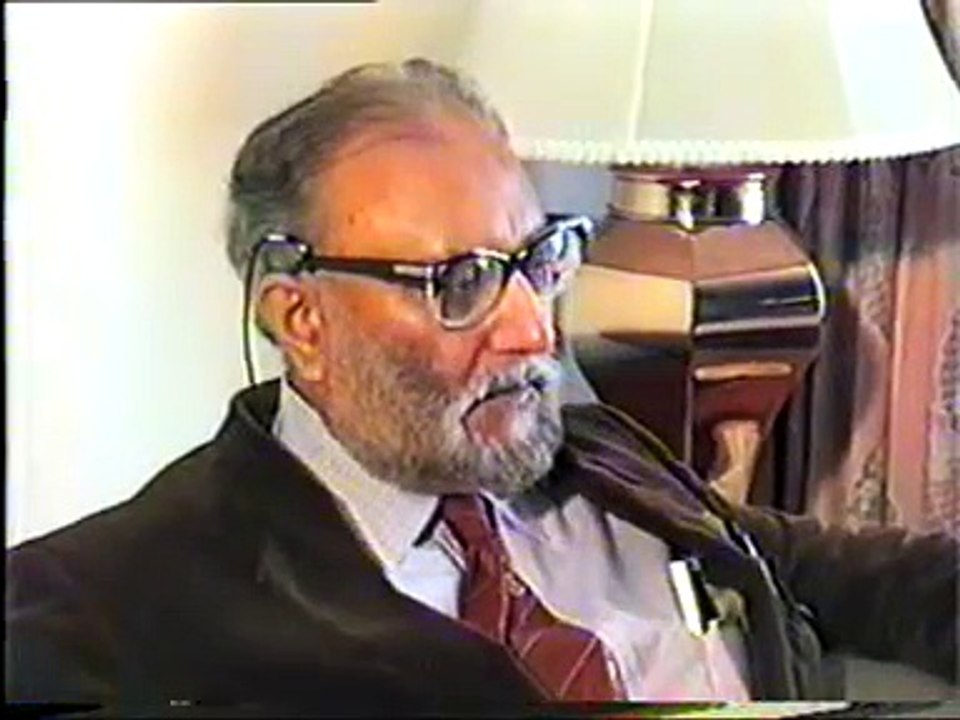 Conversation of Dr. Abdus Salam, a Noble Laureate in Physics, with Akhtar Said - Part 1
