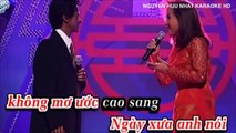 Karaoke Ngày Xưa Anh Nói song ca với Thanh Tuyền HD