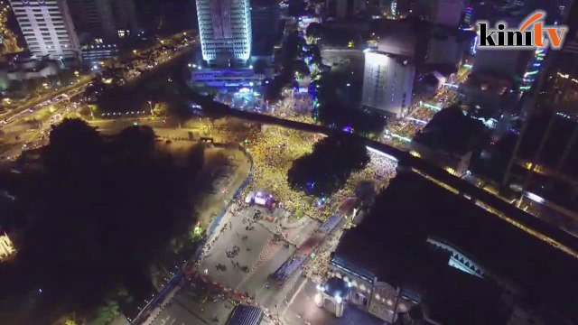 BERSIH - 10.00pm_ Pandangan dari udara