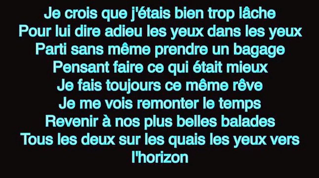 Elle m'a aime kendji girac paroles