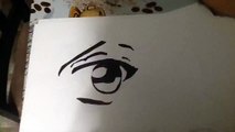 Simple manga eye speed draw