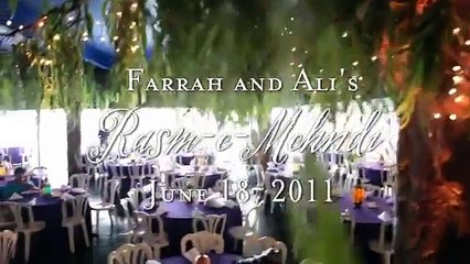 Farrah & Ali Mehndi Highlights