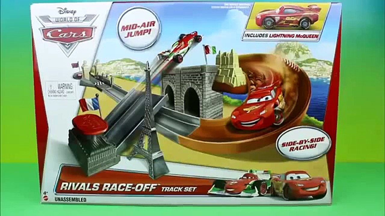 Disney Pixar Cars Rivals Race-Off Track Set Including Lightning McQueen Just4fun290