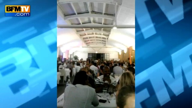 PS à La Rochelle: des jeunes socialistes scandent Macron, démission!