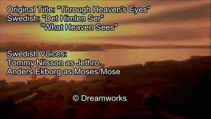 The Prince Of Egypt - Through Heaven's Eyes Swedish (S + T)
