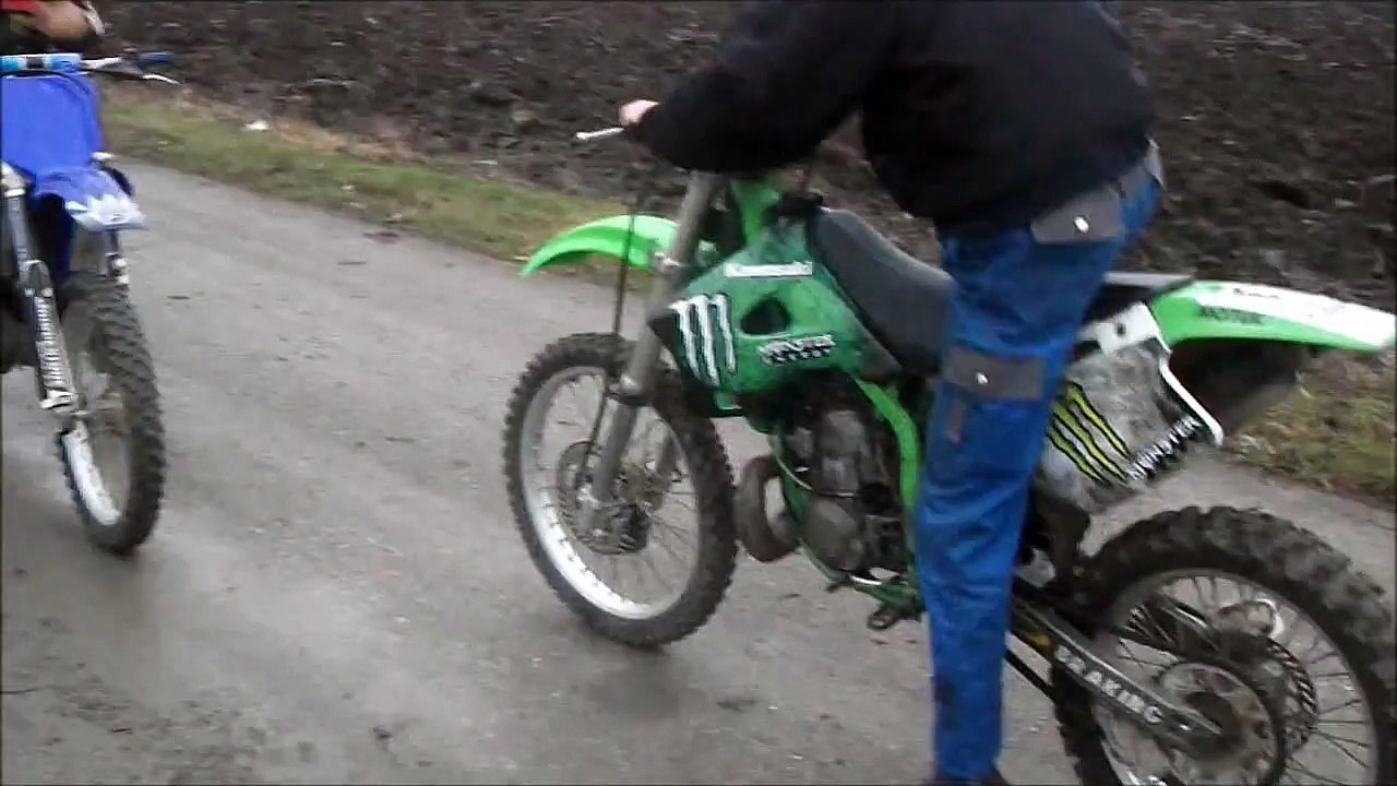 Kawasaki Kx 250 Yamaha Yz 250 Video Dailymotion