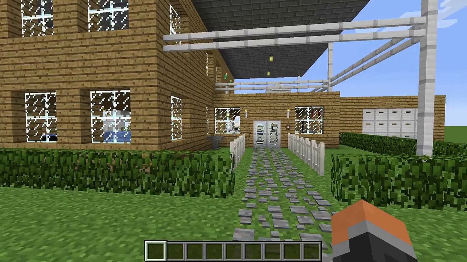 My Minecraft House 1 7 10 With Furniture Mod Carpenter S Blocks Mod Video Dailymotion