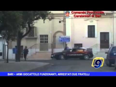 BARI | Armi giocattolo funzionanti, arrestati due fratelli