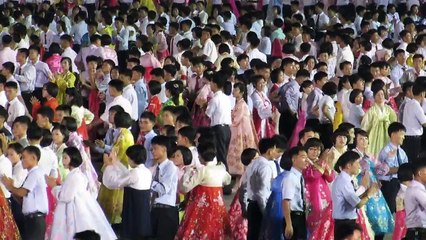 North Korea - 15-August-2015 - Liberation Day Mass Dances