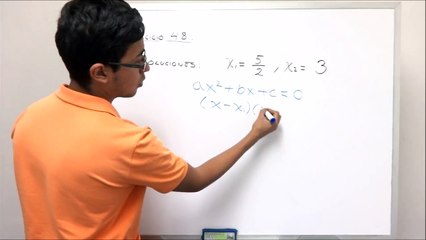 Guia IPN 2015  Ejercicio 48 Álgebra: Raices de una Ecuación Cuadrática | EMCPO