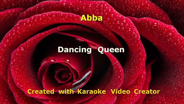 DANCING QUEEN. ABBA. KARAOKE