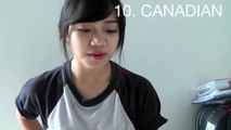 Observe 21 Different English accents around the world