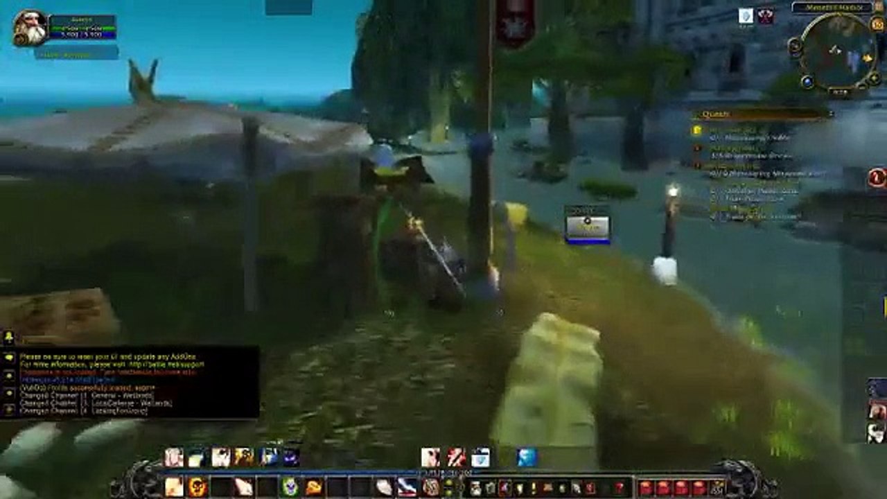Testing livestream settings in WoW