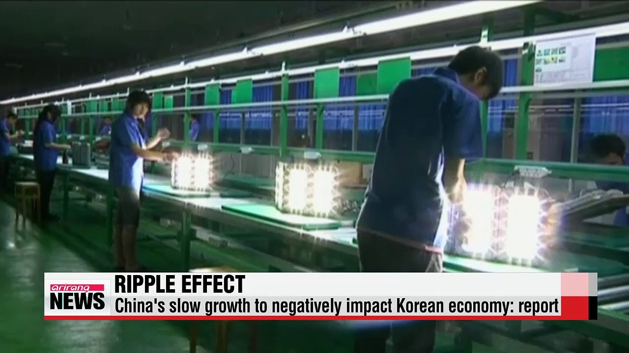 China slowdown to negatively impact Korean economy report video