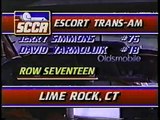 1988 Lime Rock scca Trans-am