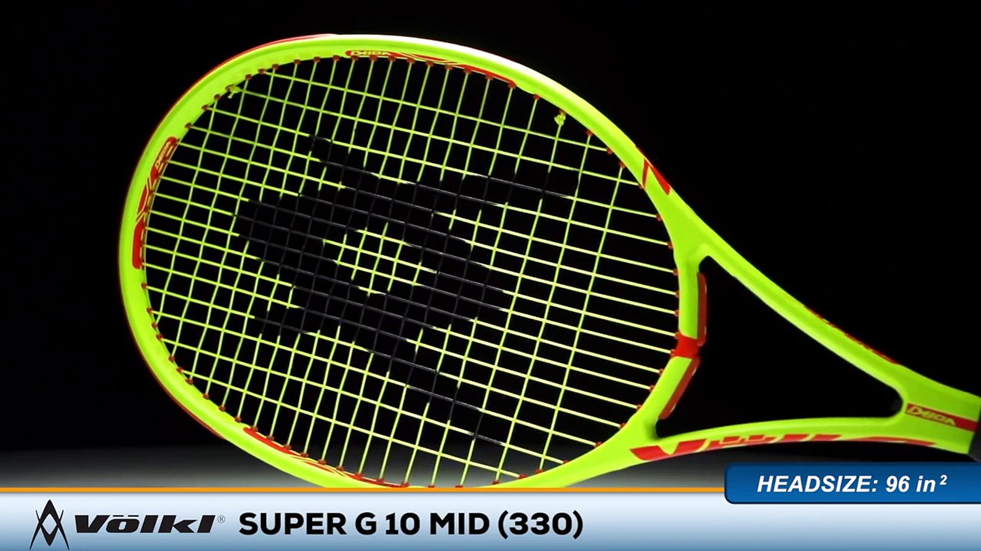 Volkl Super G 10 Mid (330g) Racquet Review - video Dailymotion