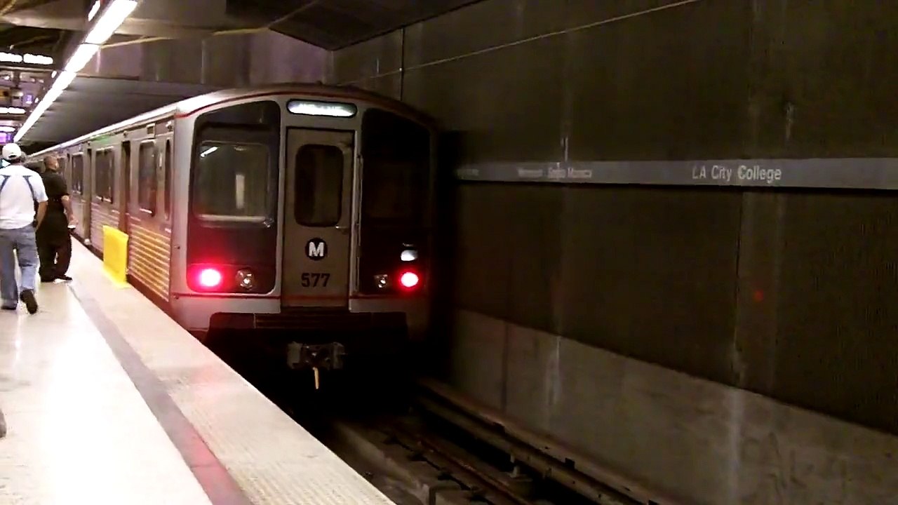Los Angeles Metro Red Line Arrival