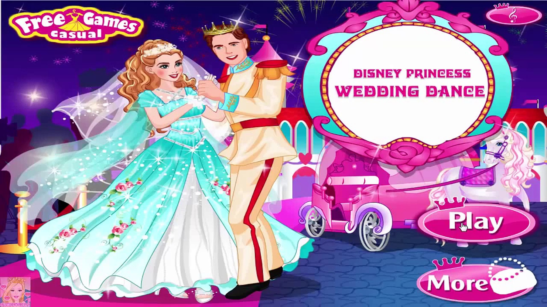 Disney Princess Wedding Dance Princesses Cinderella Aurora And
