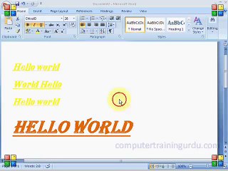Ms Word 2007 Paragraph Tools Urdu/Hindi Tutorial