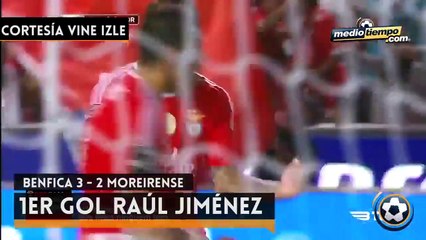 El gol de Raúl Jiménez con el Benfica