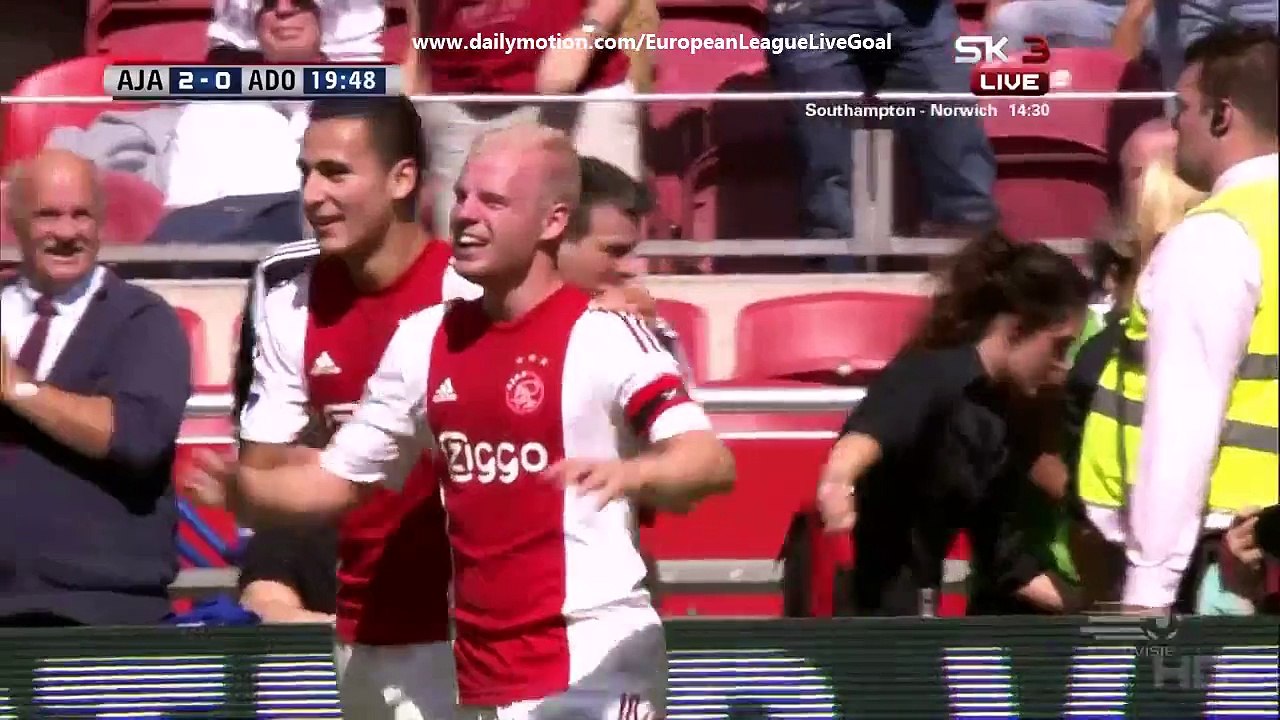 Davy Klaassen 2:0 | Ajax - ADO Den Haag 30.08.2015 HD