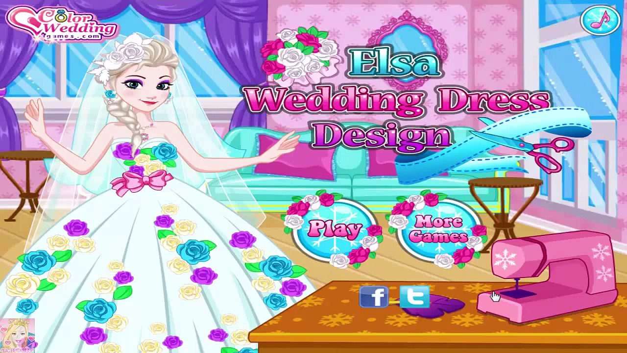 Elsa Wedding Dress Design Frozen Elsa Wedding Games For Kids Video Dailymotion