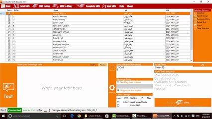 Lesson 04 Sending Excel SMS General Marketing