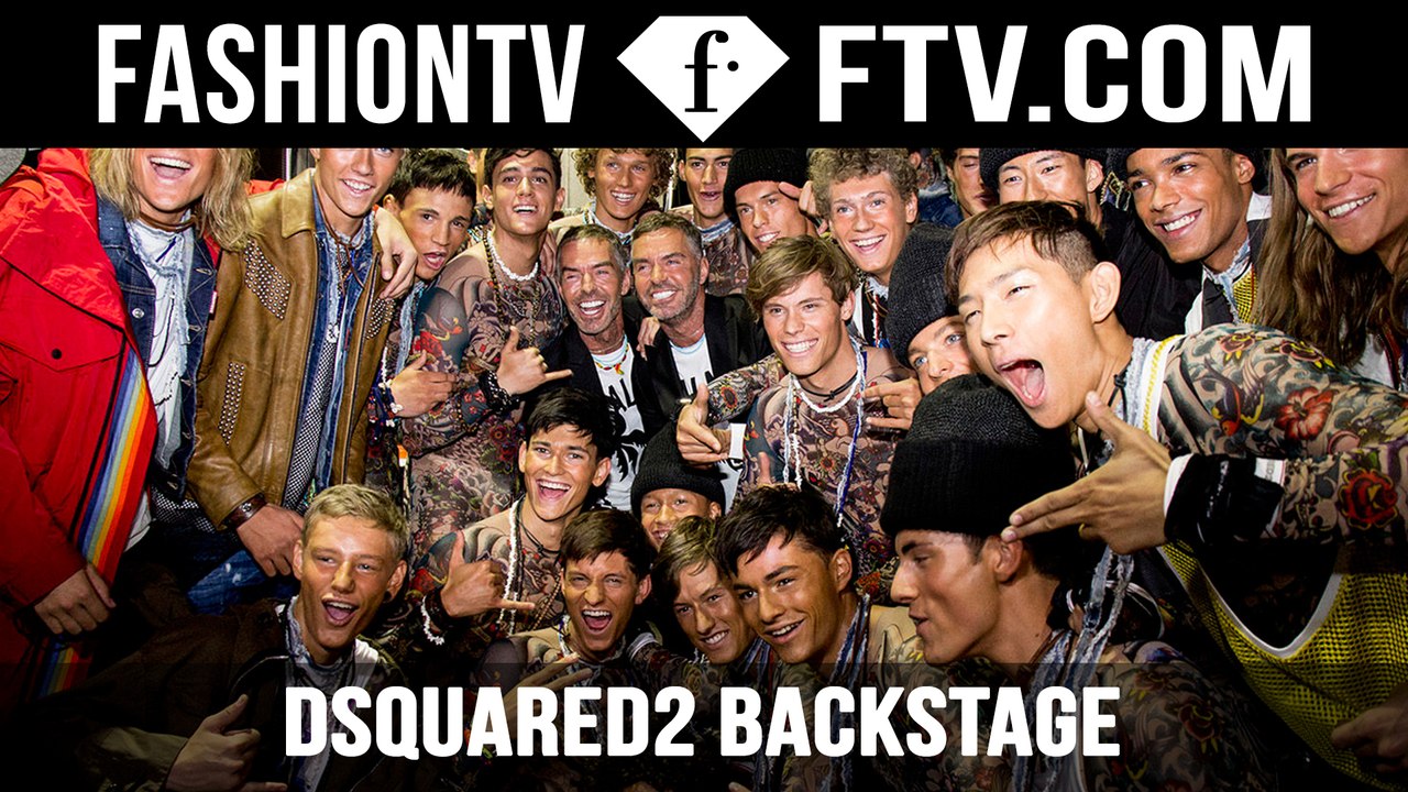 Backstage at Dsquared2 Milan | FTV.com