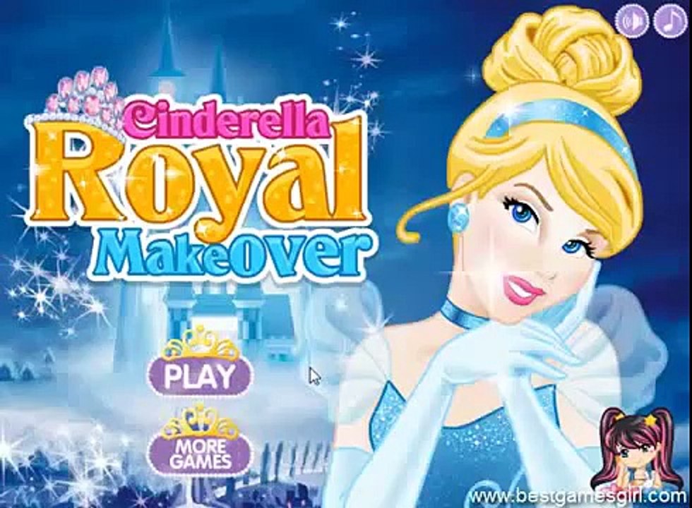 Disney Frozen Game - Cinderella Royal Makeover Videos Games For Kids