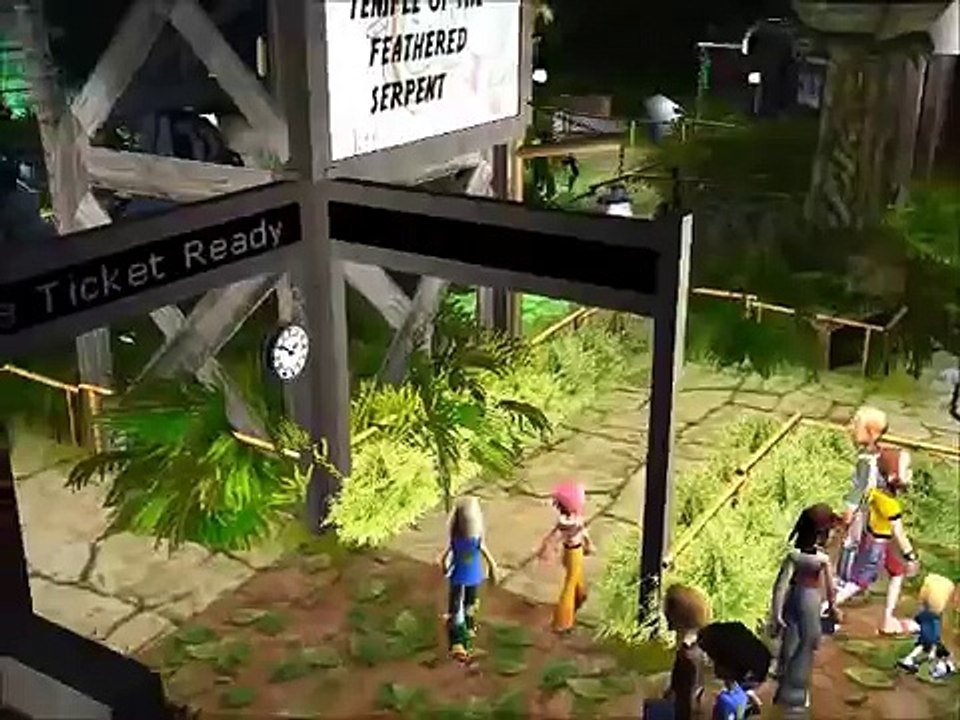 RCT3-Indiana Jones Adventure: Temple of the Feathered Serpent (Queue)