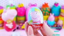 Peppa Pig Play-Doh Surprise Eggs Princes Toys Play Dough Kinder