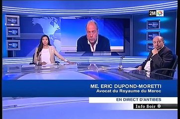 Intervention de Me Dupond Moretti  invité du journal  sur 2M