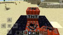 Tutorial on How to make a TNT cannon in MCPE