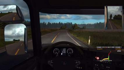 ETS2MP: Disturbing a Volvo vs DAF