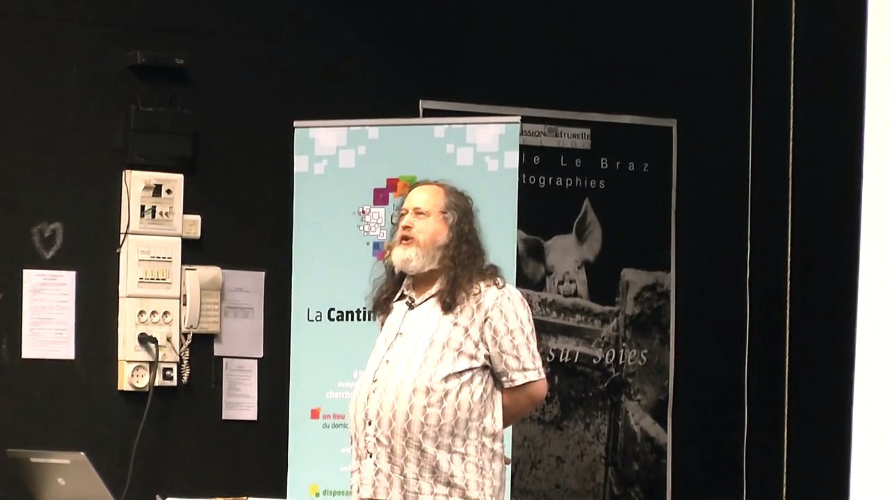 Richard Stallman - conférence du  12/05/2015 à Brest