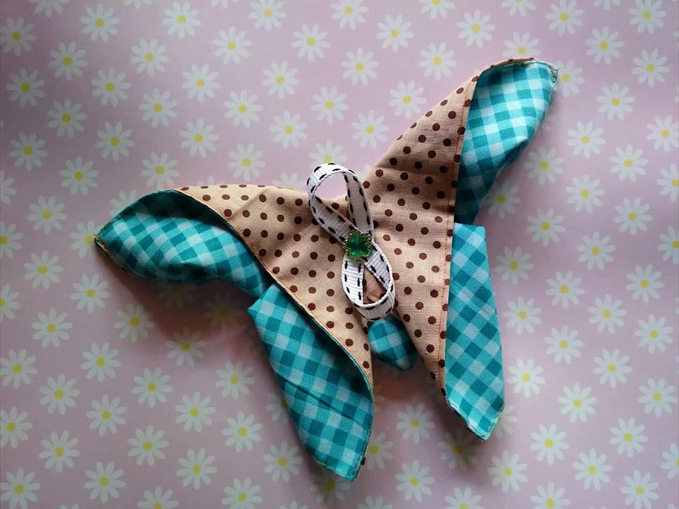 DIY Fabric Origami Butterfly