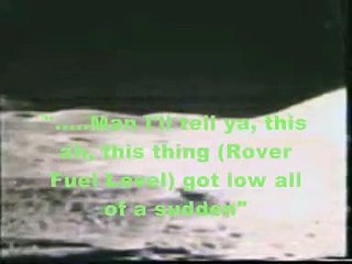 Moon Landing Hoax Apollo : Lunar Rover Had An Engine Muffler -Ran on Fuel in The Fake Moon Bay