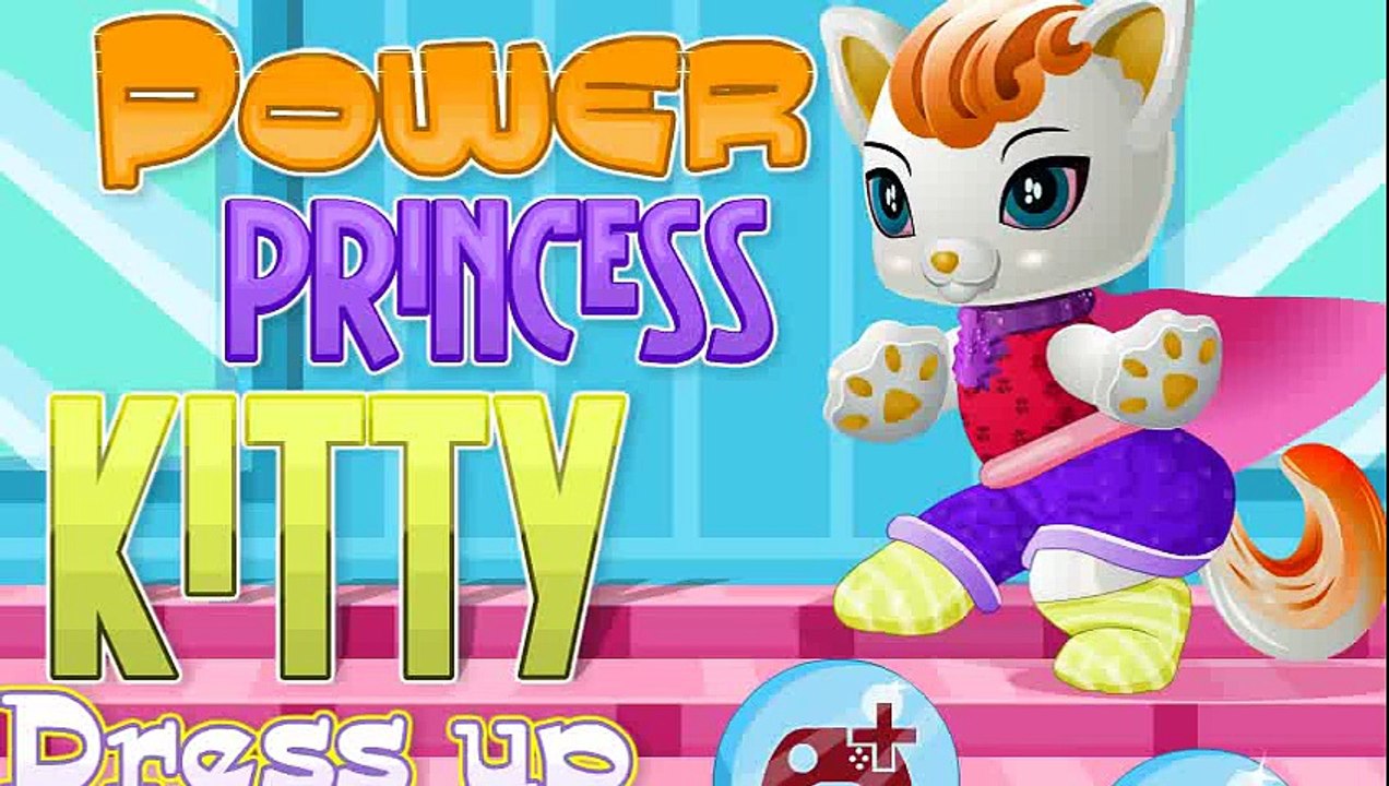 《〒》257 ♣ Frozen Elsa hair transplant game - Power princess kitty dress up game