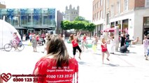 Exeter Flash Mob - For Organ Donation Awareness- 13/07/2013