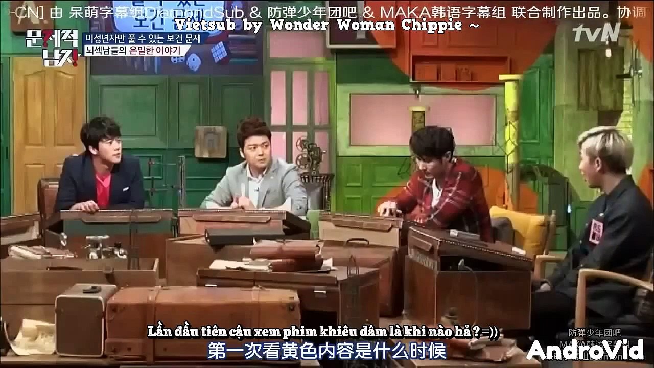 [Vietsub] Rap Monster xem phim heo từ năm lớp 2 =))) (PROBLEMATIC MAN EP 3 CUT)