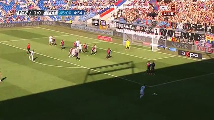 Ivan Kecojevic 1:1 | Basel - FC Zurich 30.08.2015 HD